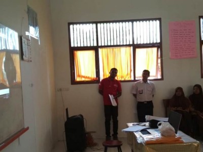 Kegiatan Orientasi Palang Merah Remaja (PMR) di SMKN 1 Batee